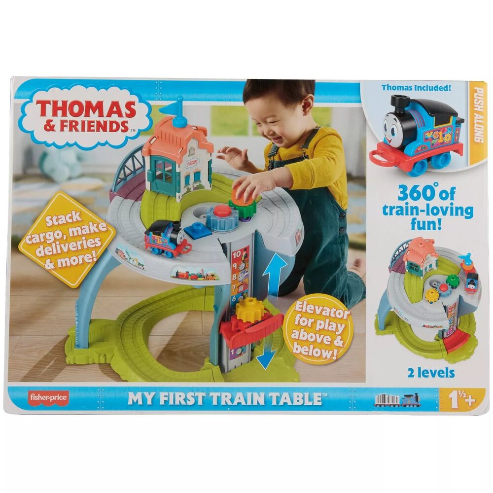 Thomas & Friends My First Train Table Toddler Toy w/ Track Fine Motor Activities